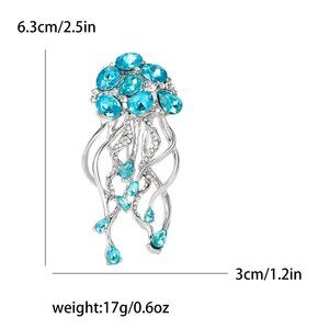 Jellyfish brooch